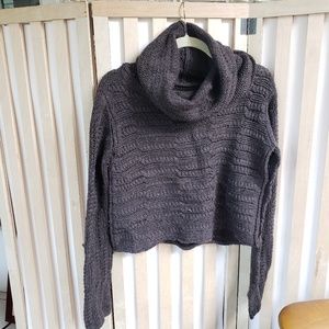 Alice and Olivia cropped cowl neck sweater